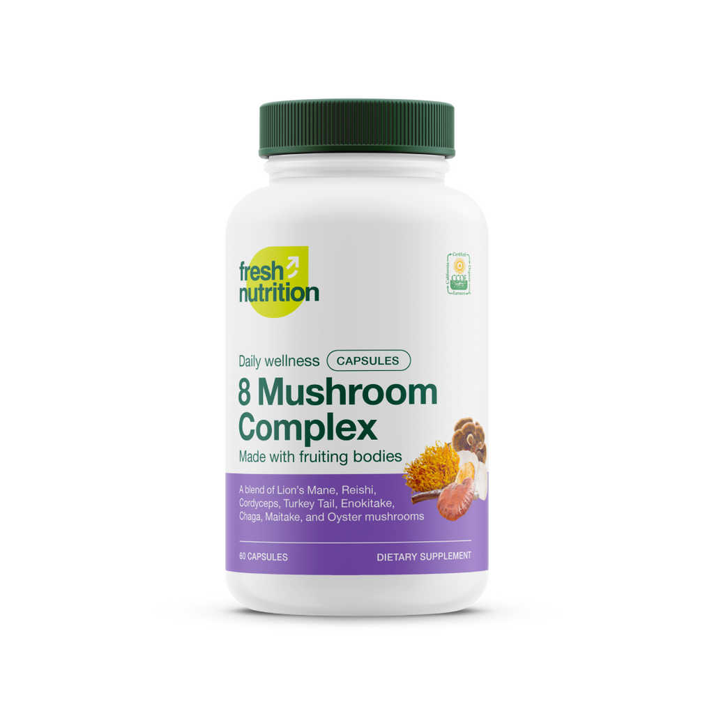 8 Mushroom Complex Capsules – Fresh Nutrition