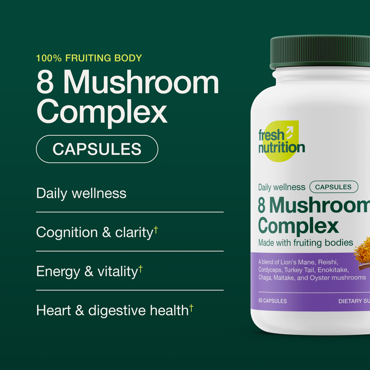 8 Mushroom Complex Capsules