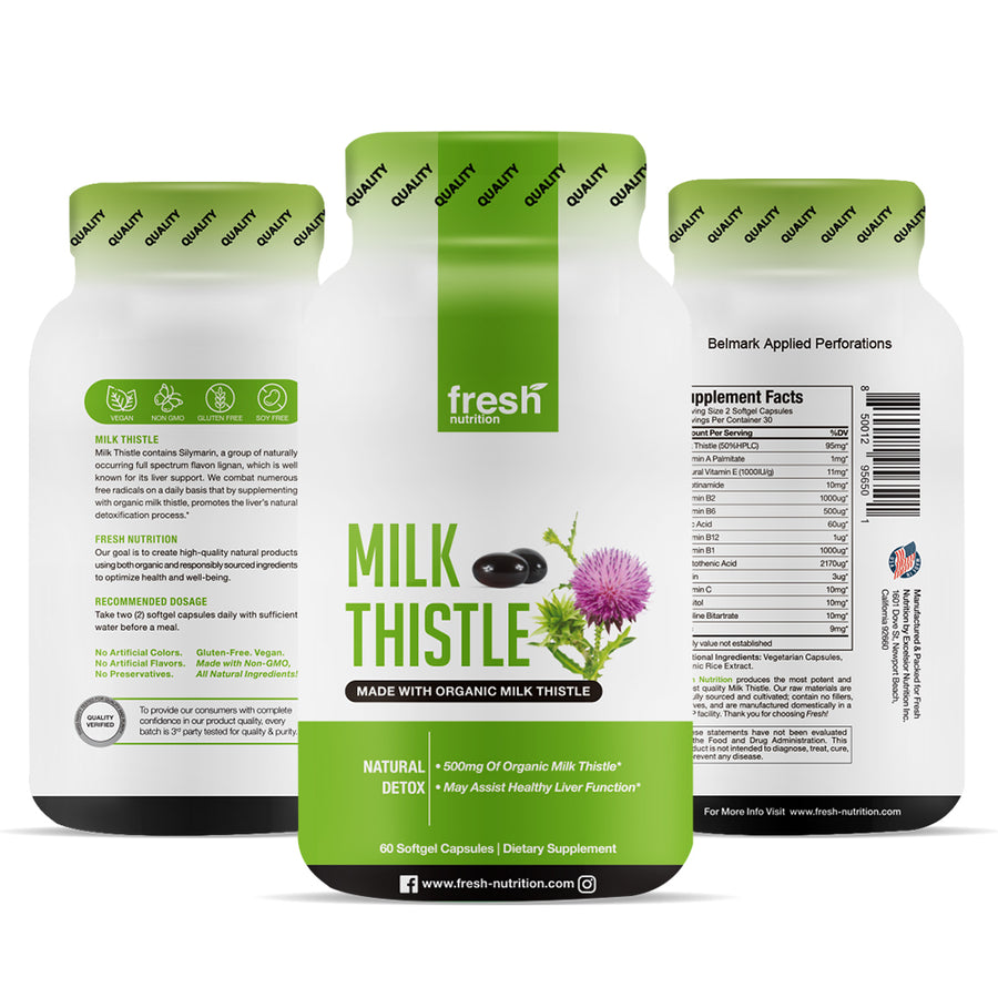 Milk Thistle - 60 Softgel Capsules