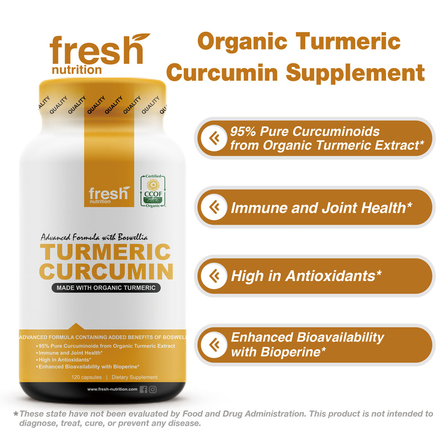 Turmeric Curcumin - 120 capsules