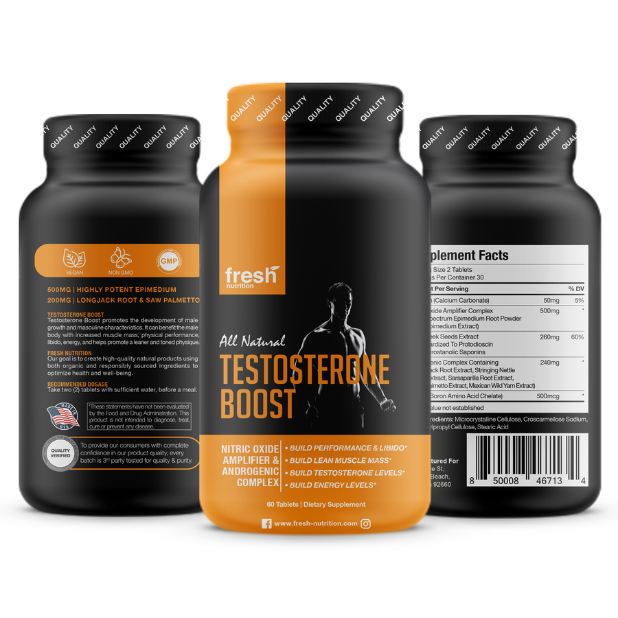 Testosterone Boost -  60 capsules